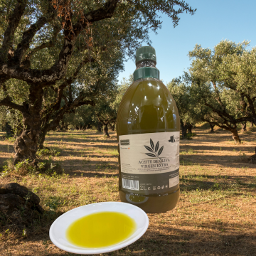Garrafa 2 Litros Aceite de Oliva Virgen Extra Sin Filtrar